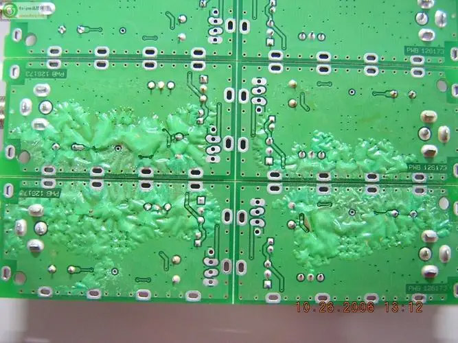 PCB board surface bubbling
